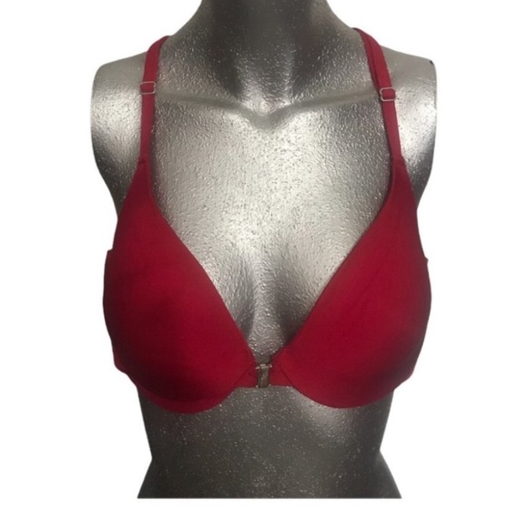 💋4/20 NWT Fuschia racer back bra tag damaged 36 B - Picture 1 of 6